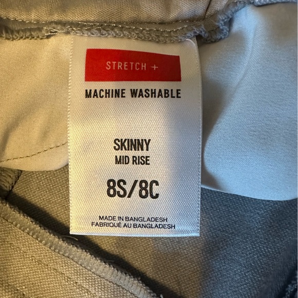 Express Grey Dress Pants size 8 stretch ankle cut - Picture 3 of 3